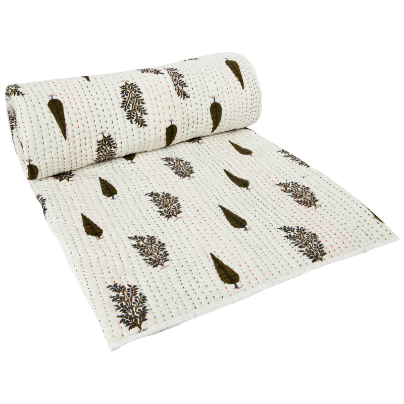 Weston Cotton Floral Bedding, 225 x 150 cm