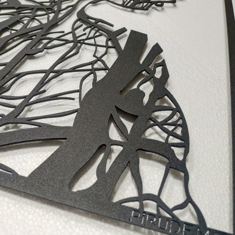 Abstract Wall Decor on Metal