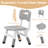 Kids Chair, 3 Level Height Adjustable Kid Chair, Plastic Toddler Chairs for Children Boys Girls Age 2-6, Suitable for Home Family Classroom Nursery Indoor Use-1471933673