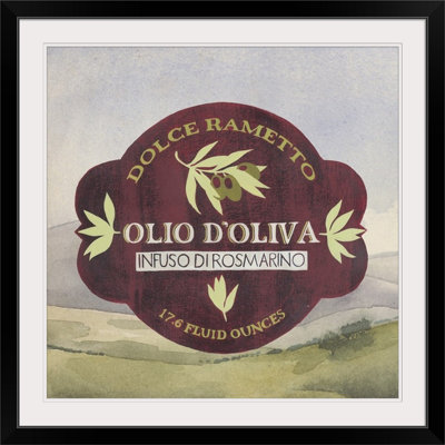 Publicité rétro «Grace Popp» par Anjelyka Olive Oil Labels II