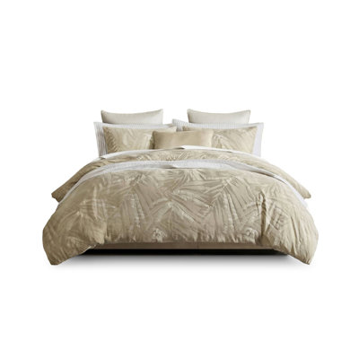 3 Pieces Full/Queen Cotton Duvet Set,Linen