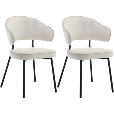 Ludvik 48 cm H Velvet Armchair