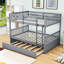 Kavleen Full Over Full Bunk Bed With Twin Trundle And Ladder-2049161235