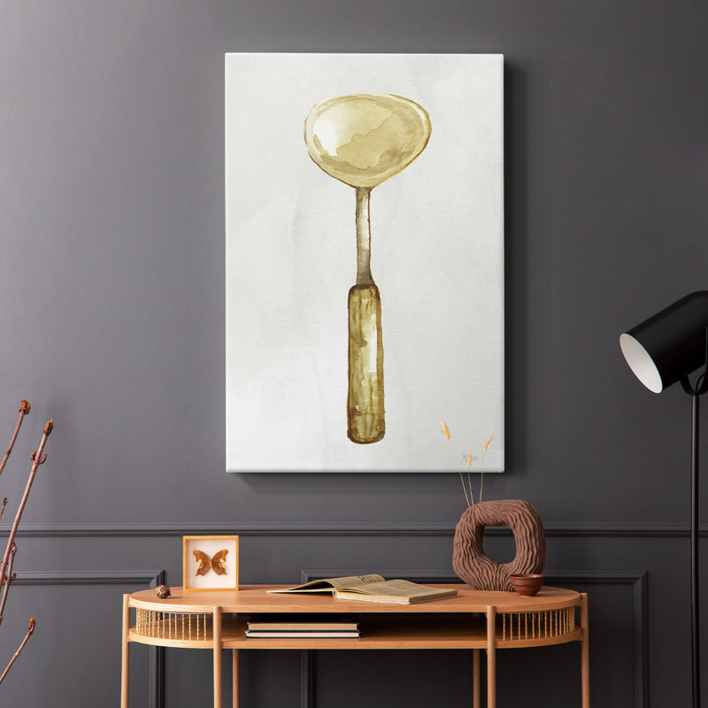 Kitchen Necessity I -Gallery Wrapped Cavas, 18" H x 12" W