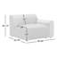 Canapé modulaire en cuir Kiana 