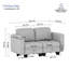 Natricia Loveseat Sofa Couch with Storage-1029505806