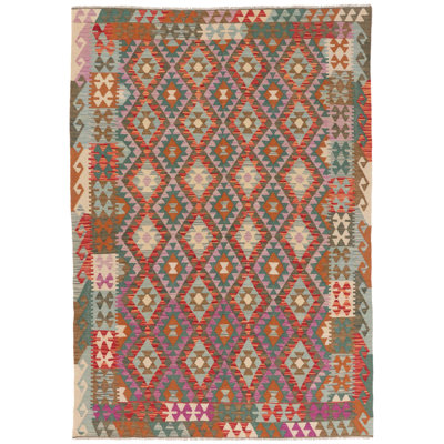 Geometric Hand Woven 173cm X 250cm Area Rug