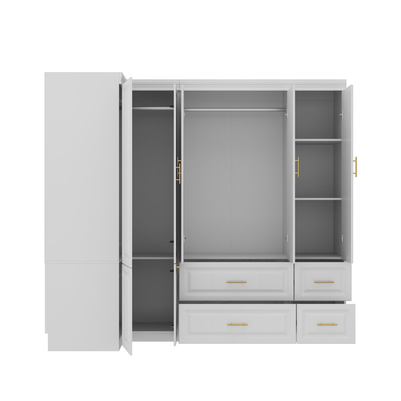 L-Sharped Corner Wardrobe