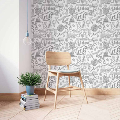 Rouleau de papier peint pelez et collez