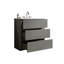 Meuble-lavabo de 30 po de couleur grise - Vaste espace de tiroir, fonctionnement silencieux, lavabo silencieux à mouvement tendance, espace spacieux-1567828829-1567828828