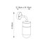 Myla 21cm H Outdoor Wall Lantern-41677580