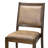 Mid-century Dining Table set consists of a Round Kitchen Table and Polyester Fabric stackable Dining Chair (Option Finish).-19195005-19195002-19352813