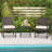 Amanjit 3 Piece Rattan Seating Group with Cushions