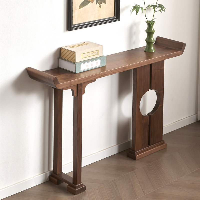 New Chinese Style Black Walnut Console Table