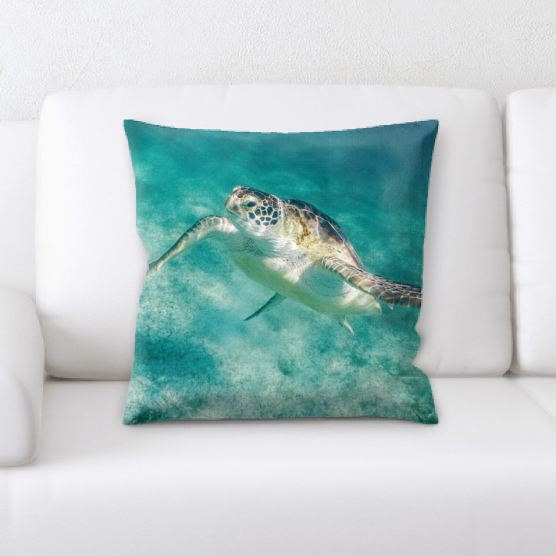 Layton Turtle Throw Pillow