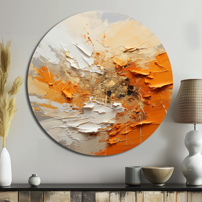 Donohoe - Art abstrait rond en métal