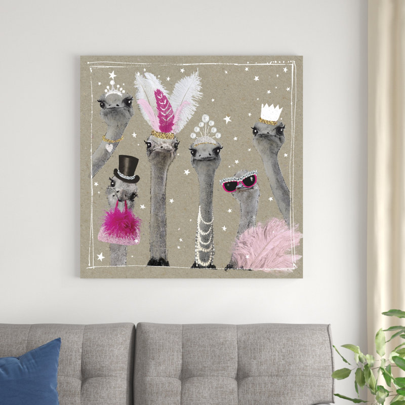 Fancy Pants Zoo V, H 36 po x l 36 po x P 1,25 po