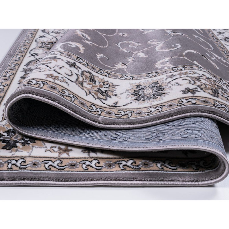 Gorazd-Tapis turc-GRIS, Rectangle 8 pi x 10 pi 2 po