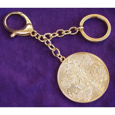 Feng Shui Import 2'' W Gold Key Chain