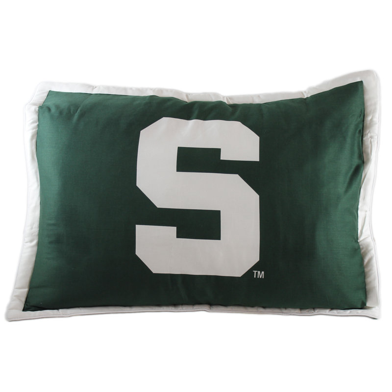NCAA Cotton Blend Sham Set