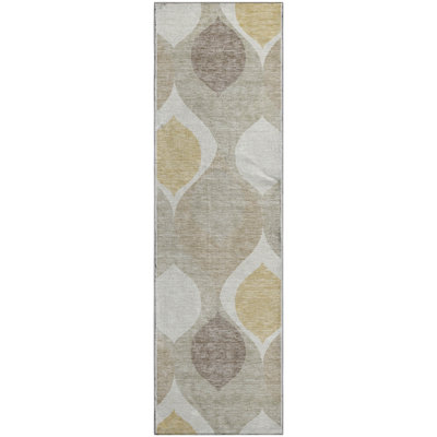 Premium Machine Washable Lisse Beige Rug
