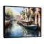 «Beige Canal Watercolor Whimsy I», reproduction sur toile-607245937-607245945