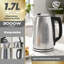 SUPERLEX 1.7L Stainless Steel Electric Tea Kettle