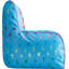 Fauteuil à billes en nylon avec passepoil et poignée de transport pour enfants Trolls World Tour