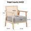 Chaise d'appoint rembourrée 28 po pour salon-127586429