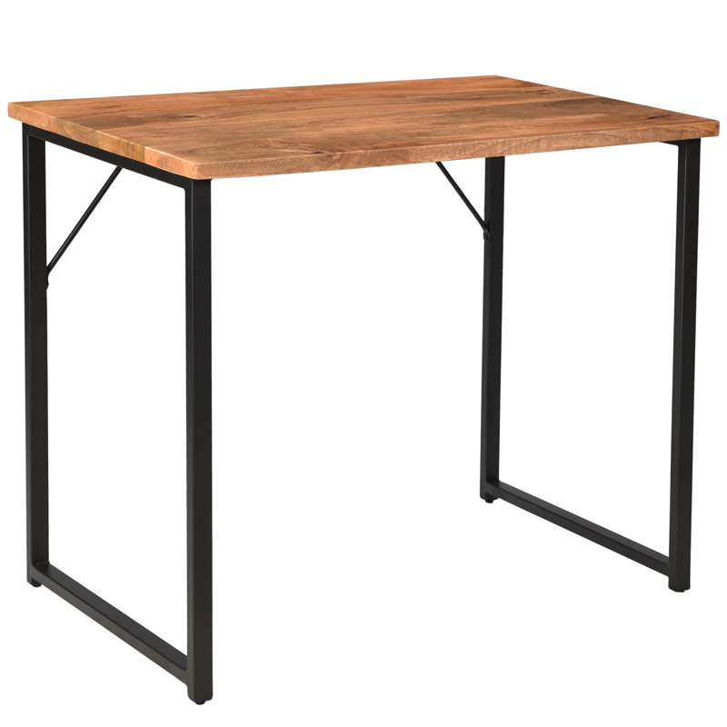 Solid Wood Iron Writing Desk