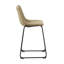 Upholstered Counter Stool with Metal Frame-93548731