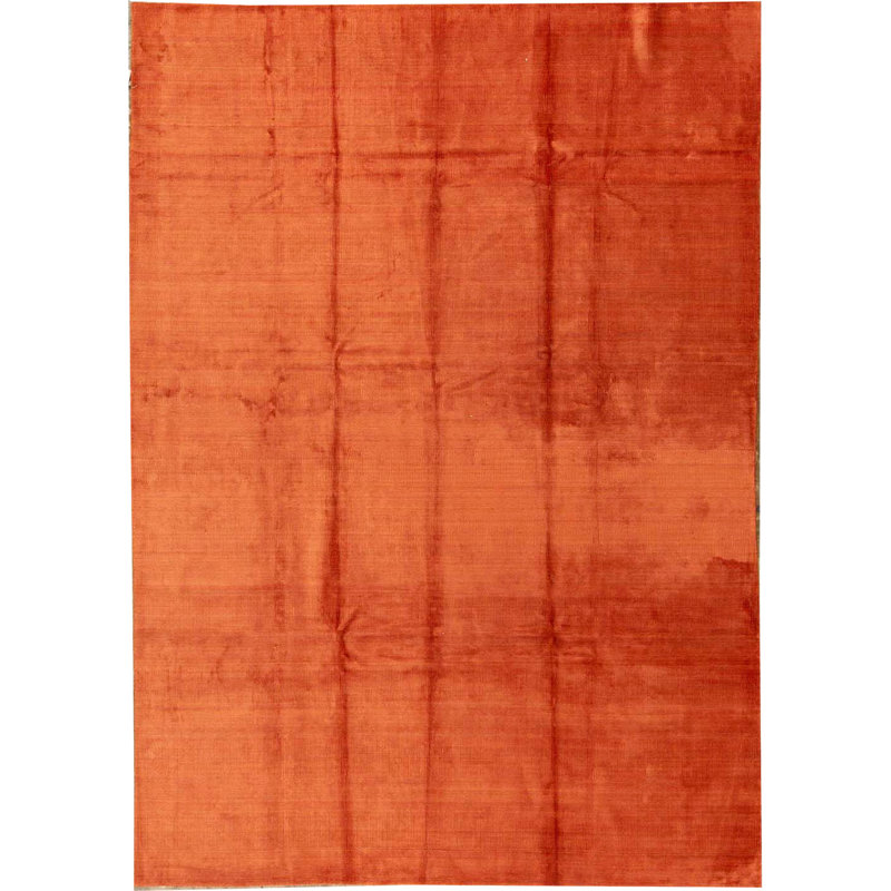 Area Rug in Rust