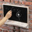 Kadmiel Wall Key Organiser With Chalkboard/Key Hooks-1737201186