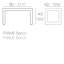 Frame Matt Polyethylene Picnic Bench-49038570