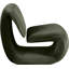 Fauteuil d'appoint en velours Koco-1409356724