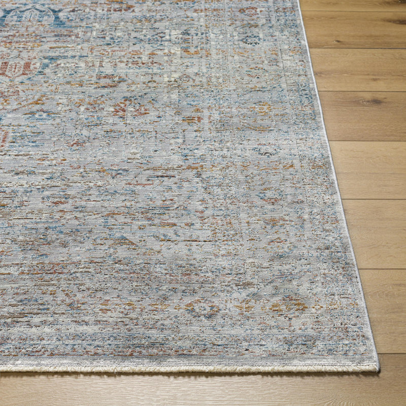 Scotchmann Machine Woven Acrylic/Polyester/Viscose Area Rug in Gray, Rectangle 12' x 15'