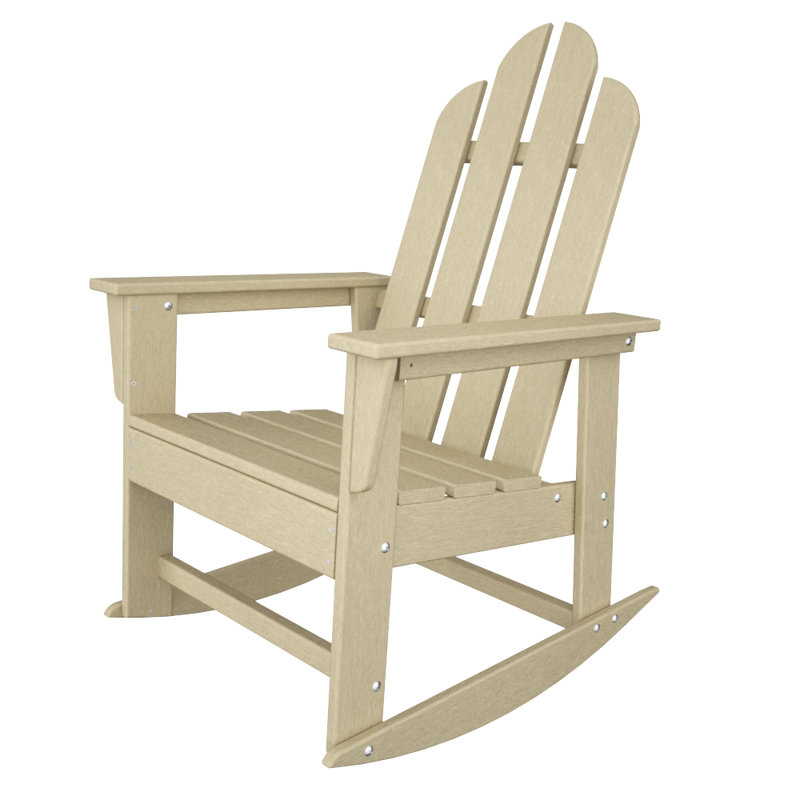 POLYWOOD Long Island Rocking Chair, Sand