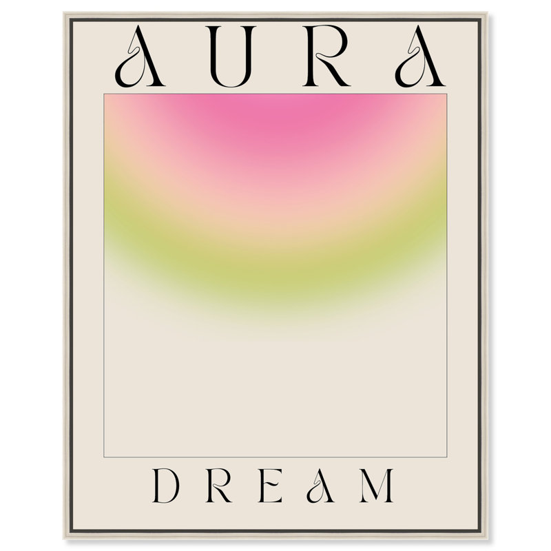 «Aura Dream» par Rosdorf Park, Cadre argenté, H 31 po x l 25 po