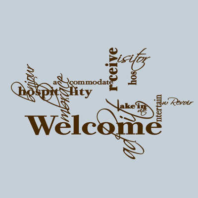 Text & Numbers Non-Wall Damaging Wall Decal