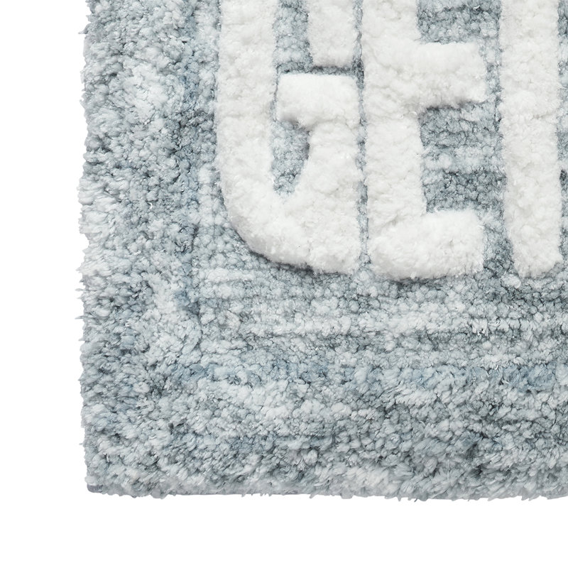 Tapis pour salle de bain Get NUE, Bleu sarcelle, Simple - L 24 po x l 60 po