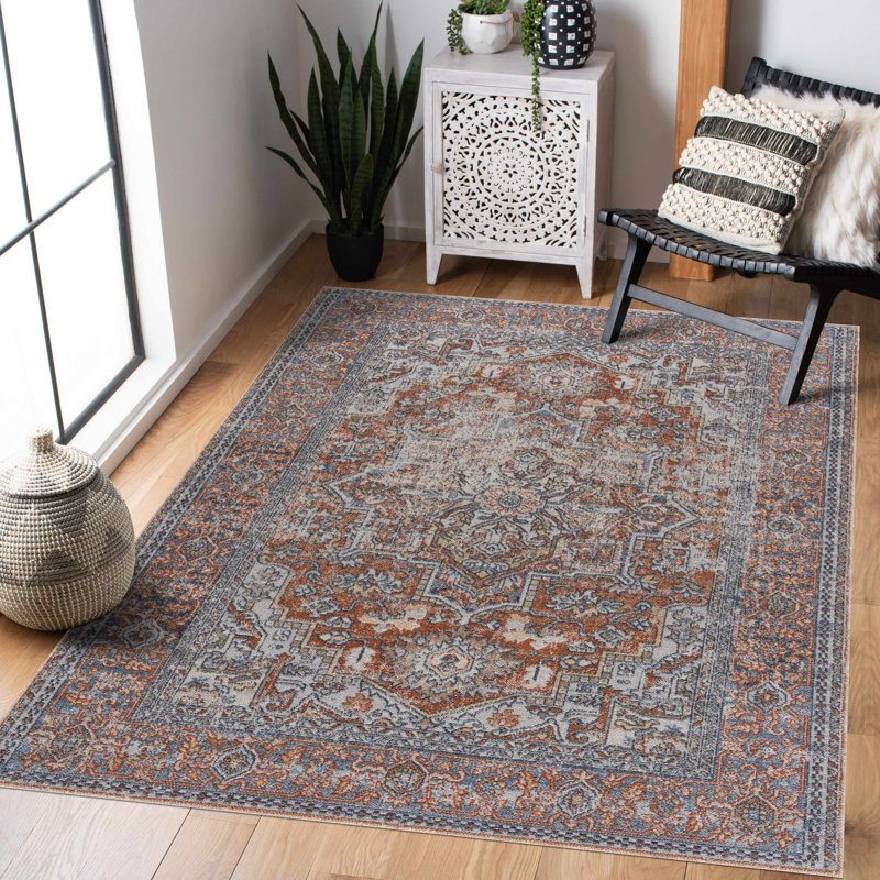 Oriental Indoor Rug, Rectangle 5'3" x 7'