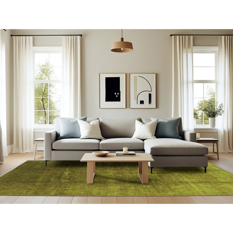 Eralp Washable Indoor Rug, Rectangle 6' x 9'
