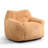 Compression Large Velvet Fabric Heart-Shaped Bean Bag Chair-1208658378
