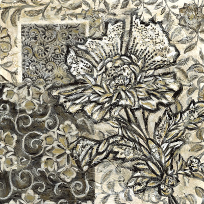 Graphic Chintz III - Wrapped Canvas Painting
