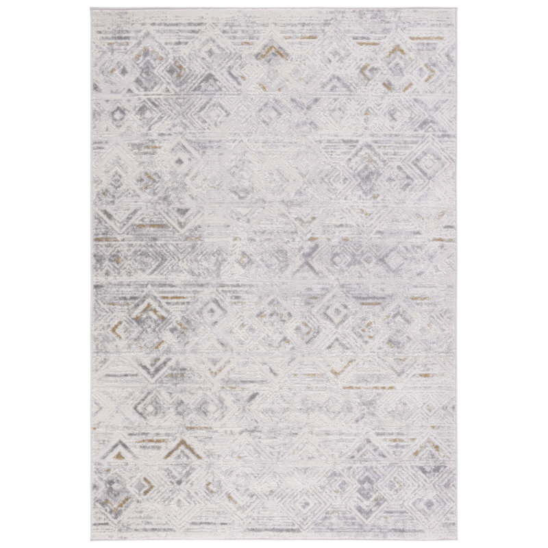 Palma Performance Geometric Rug, Rectangle 5'3" x 7'6"