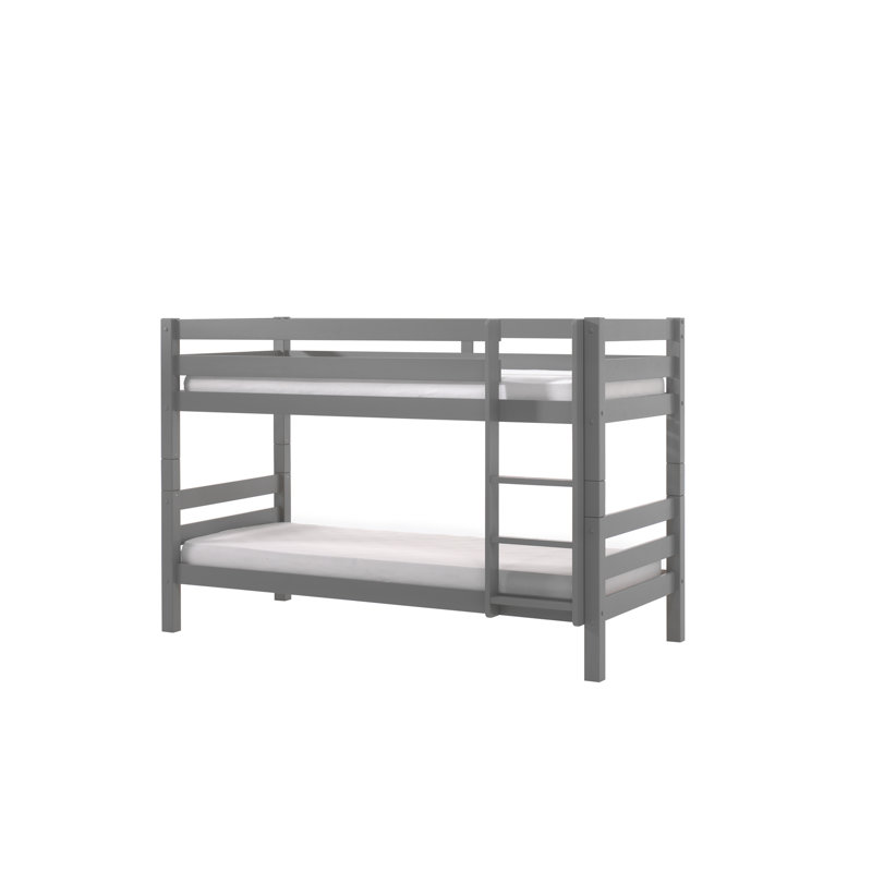 Pino Bunk Bed, Grey, Cot Bed / Toddler (70 x 140cm)