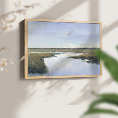 Coastal Plains I -Framed Print - Restickable