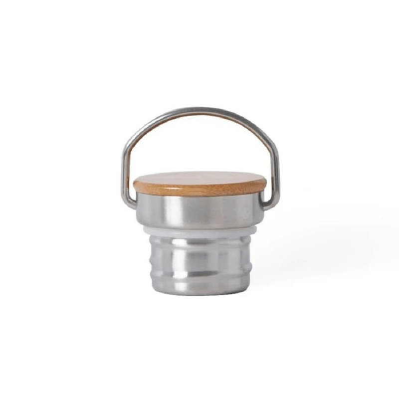 Bouteille d'eau isotherme à double paroi 25 oz avec couvercle en bambou Elemental Classic, Lavande
