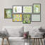 Fine Art Flower Motif floral variété abstraite géométrique 7 pièces-92573787-99535751