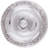 Arthur Court Designs Tuscan Porcelain Aluminum Stainless Steel Chips and Dip Platter Serving Dish